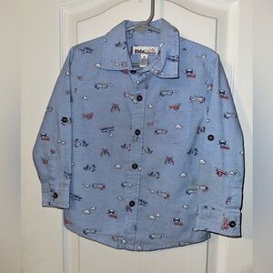 Toddler Boys Button Up Shirt